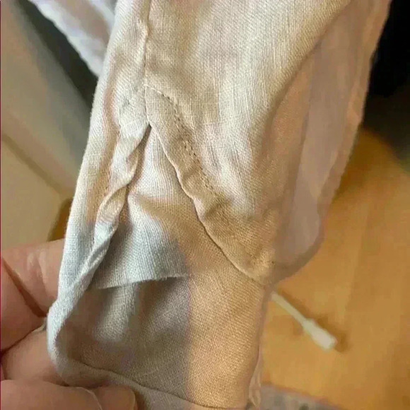 J. Jill Linen Taupe Blouse - Picture 7 of 7